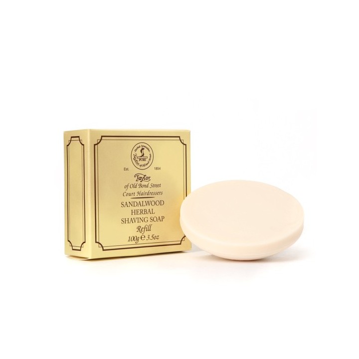 Taylor of Old Bond Street Sandalwood Shaving Soap Refill 100g