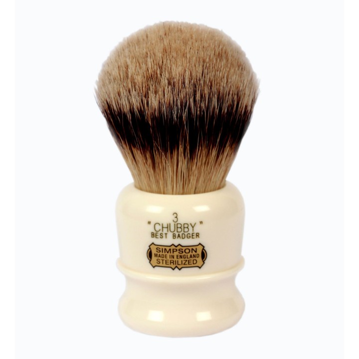 Brocha  " Chubby  3 "  Best Badger  Simpson