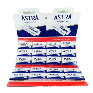100 Hojas de Doble Filo Astra Super Inox