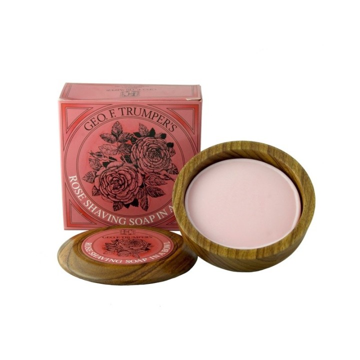 Jabón de Afeitar Rosas Bol de Madera Geo.F.Trumper 80gr