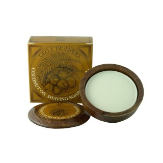 Geo.F.Trumper Coconut Hard Shaving Soap Wooden Bowl 80gr