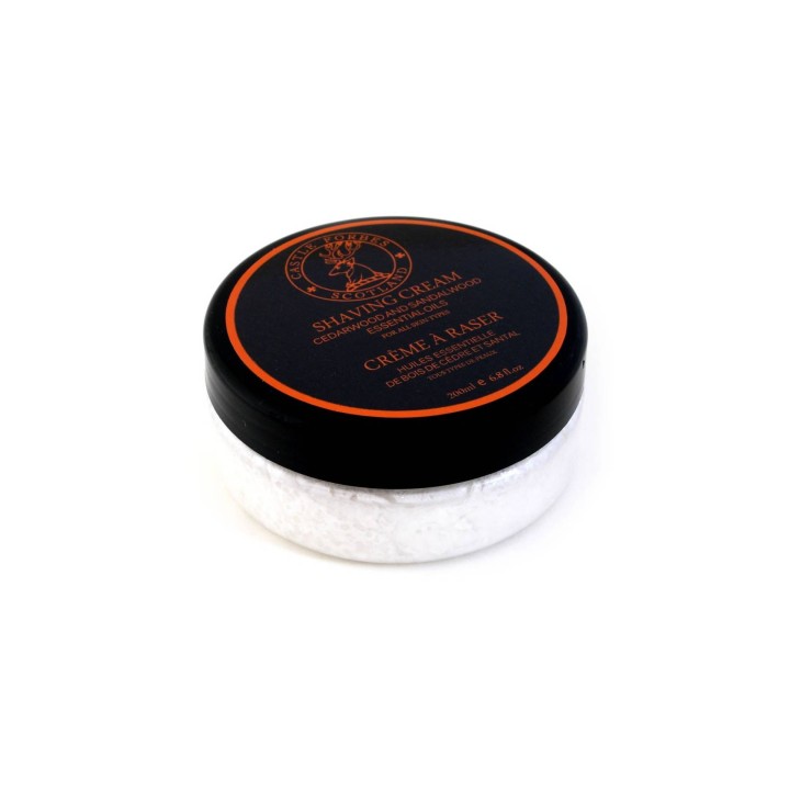 Crema Afeitar Aceites Esenciales Sándalo Castle Forbes 200ml
