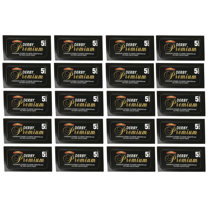 100 Cuchillas de Afeitar Derby Black