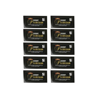50 Cuchillas de Afeitar Derby Black