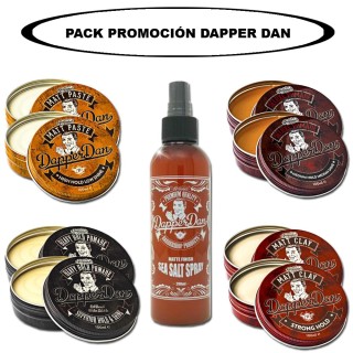 Dapper Dan 8 Pomades + Sea Salt Spray