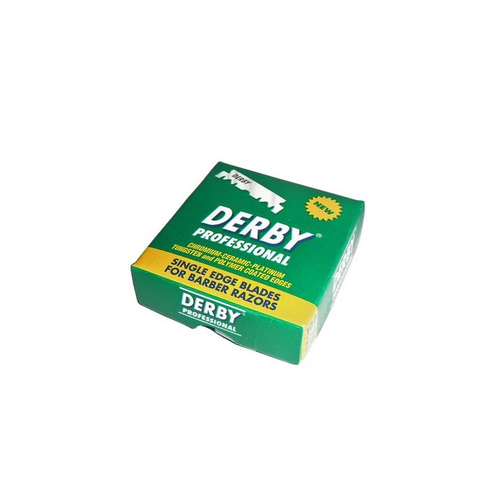 Pack 100 cuchillas de afeitar partidas Derby  Profesional