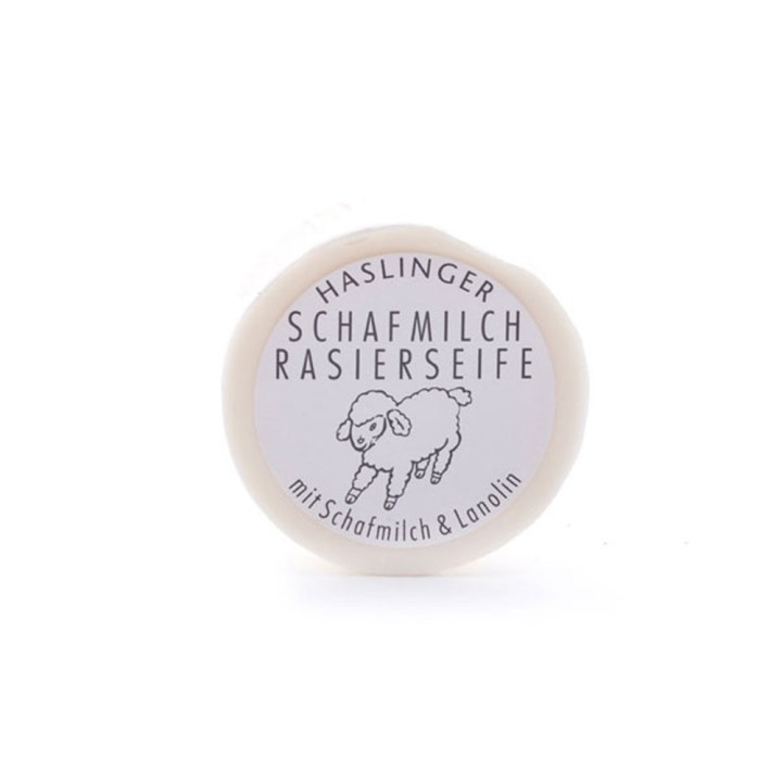 Haslinger Sheepmilk & Lanolin Shaving Soap 60gr