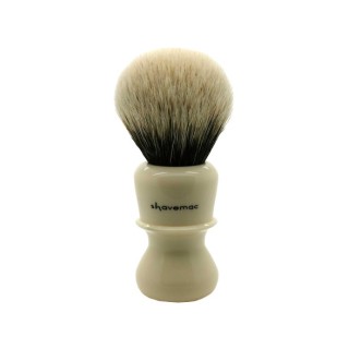 Shavemac Shaving Brush Silvertip 2-Band 52mm Ivory