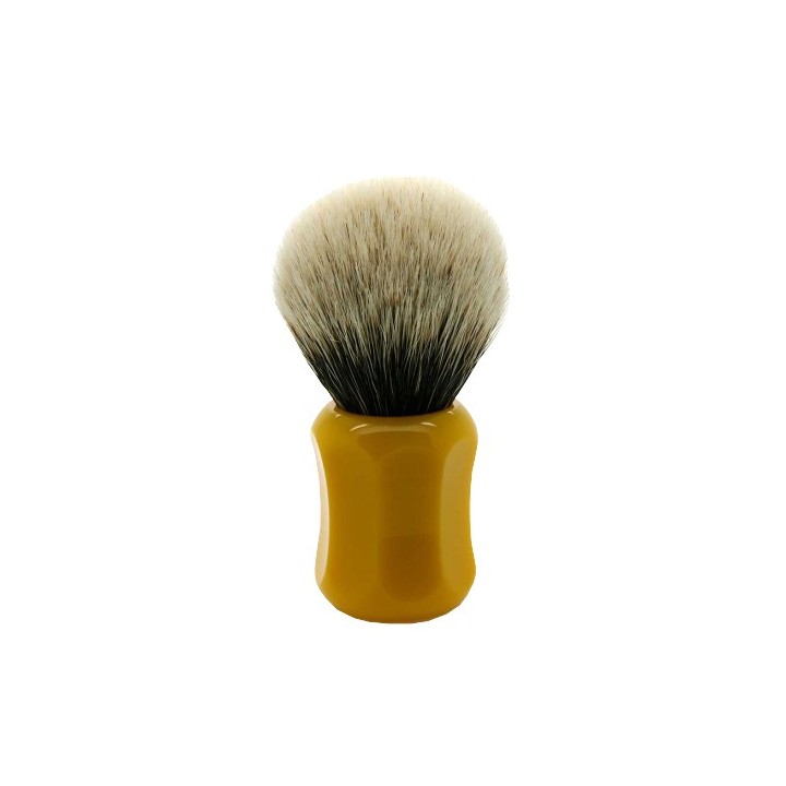 Shavemac Shaving Brush Silvertip 2-Band 52mm Butterscotch