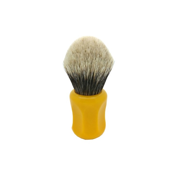 Brocha de Afeitar Shavemac Punta Plata D01 Dos Bandas 52mm Butterscotch