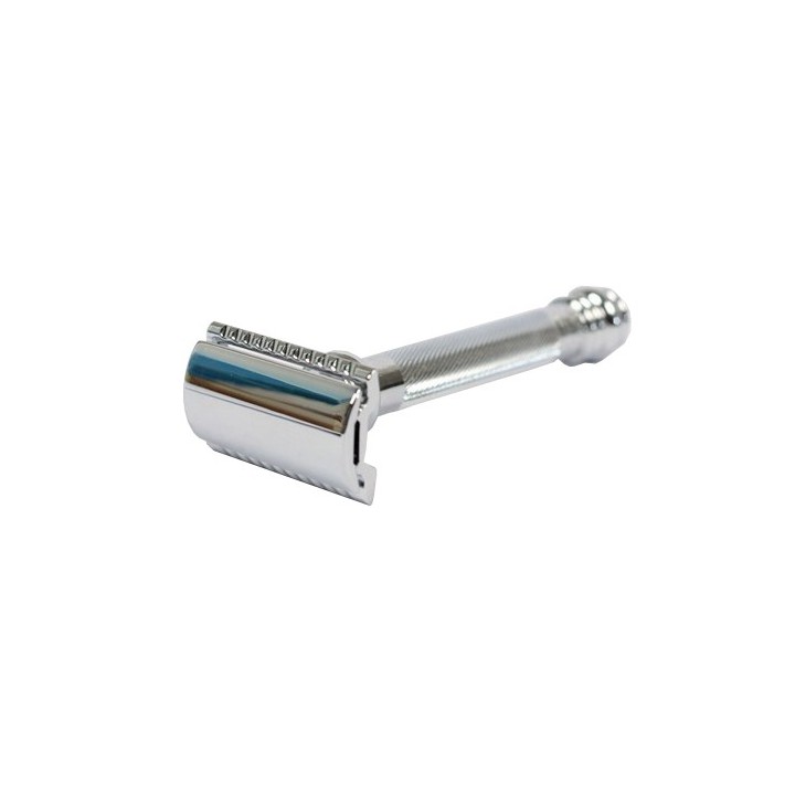 Merkur 38C HD Long Handle Barber Pole Safety Razor