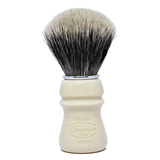 Semogue Shaving Brush "S.O.C." Two Band Badger Ivory