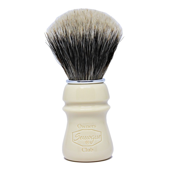 Semogue Shaving Brush "S.O.C." Two Band Badger Ivory