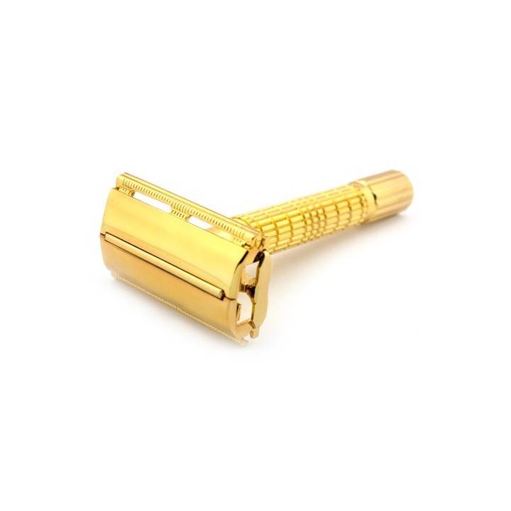 Maquinilla Afeitar Timor Mariposa Oro 80mm