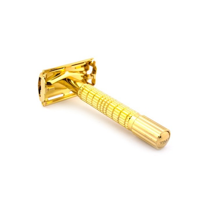 Maquinilla Afeitar Timor Mariposa Oro 80mm