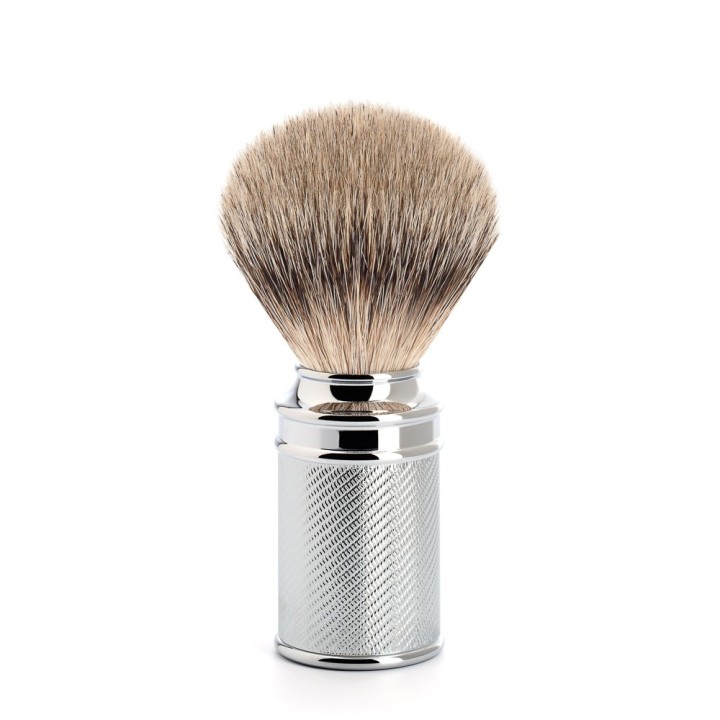 Mühle Shaving Brush Silvertip Badger Chrome-Plated Metal