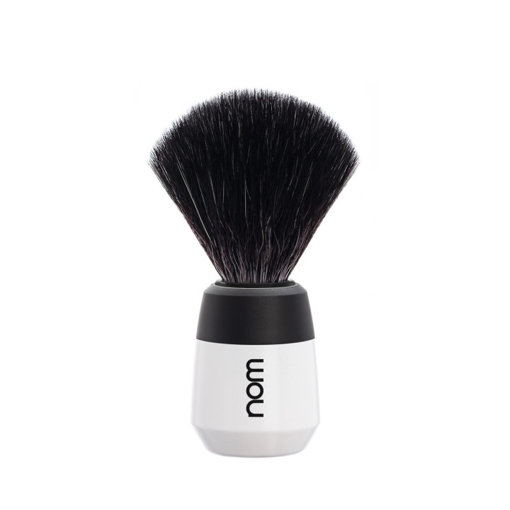 Mühle Nom Max Shaving Brush Black Fibre White