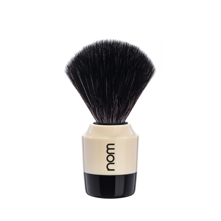 Mühle Nom Marten Shaving Brush Black Fibre Black/Creme
