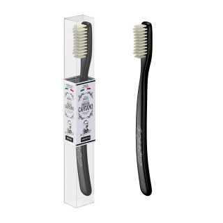 Pasta del Capitano Medium Nylon Toohbrush Black