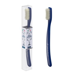 Cepillo Dental Dureza Media Nylon Pasta del Capitano Azul