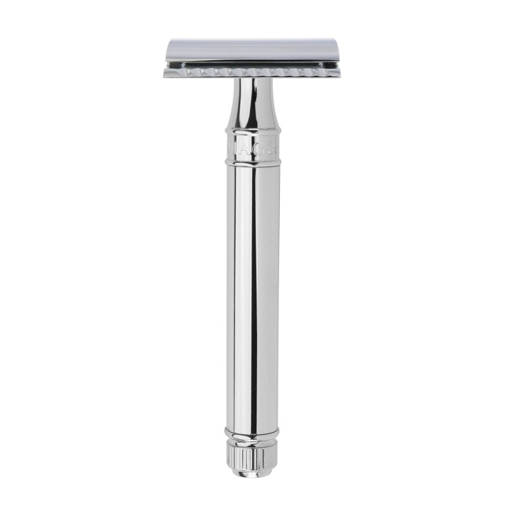 Maquinilla Afeitar Clásica Edwin Jagger DEL8914BL Mango Largo