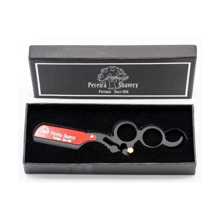 Pereira Shavery Straight Razor 2 Finger Rings