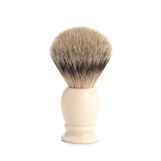 Mühle Shaving Brush Silvertip Badger Resin Ivory L