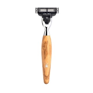 Maquinilla Afeitar Mühle Kosmo Gillette Mach3® Madera Olivo