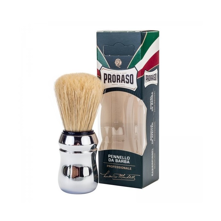 Brocha Afeitar Barbera Proraso Cerda Cromo