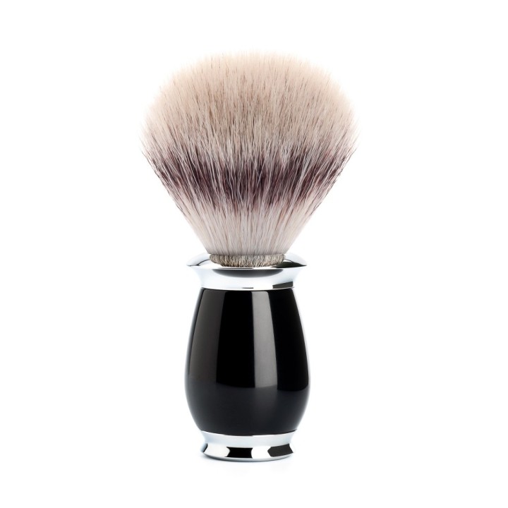 Mühle Purist Silvertip Fibre Shaving Brush Resin Black