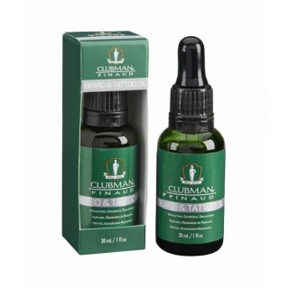 Aceite para Barba & Tatuajes Clubman Pinaud 30ml