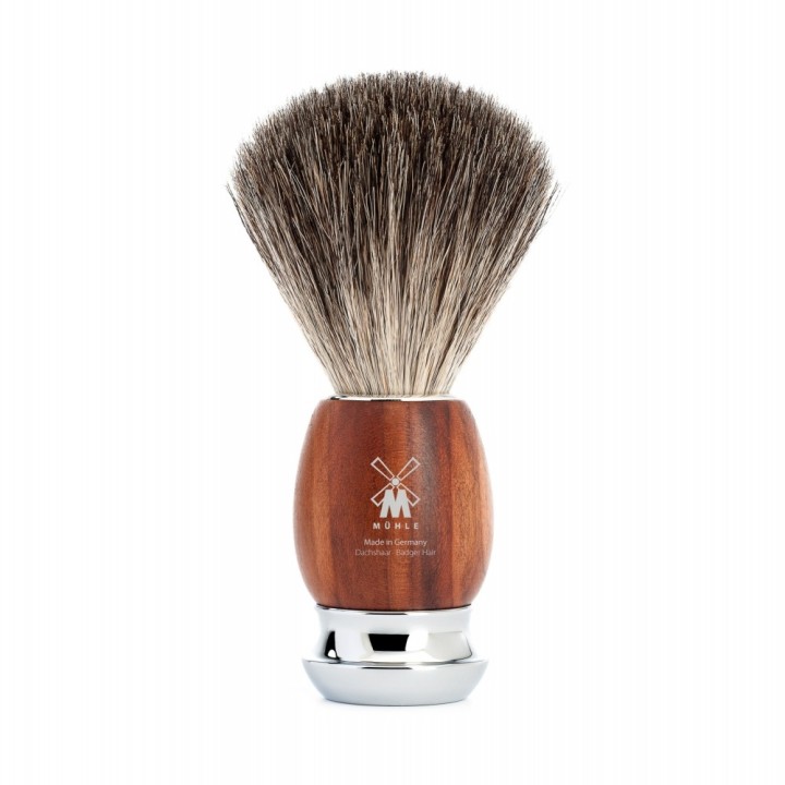 Mühle Shaving Brush Pure Badger Vivo Series Plum Wood