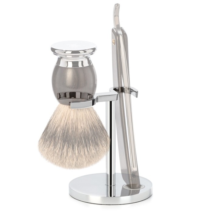 Mühle Stand for Shaving Set Chrome Plated