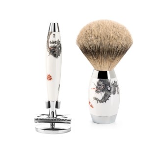 Mühle Limited Edition Safety Razor & Shaving Brus Porcelain