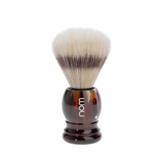 Nom Shaving Brush Pure Bristle Handle Plastic Tortoise Shell