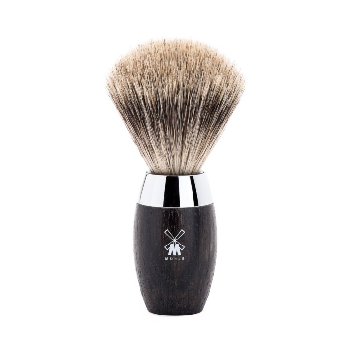 Mühle Shaving Brush Fine Badger Bog Oak Kosmo Serie