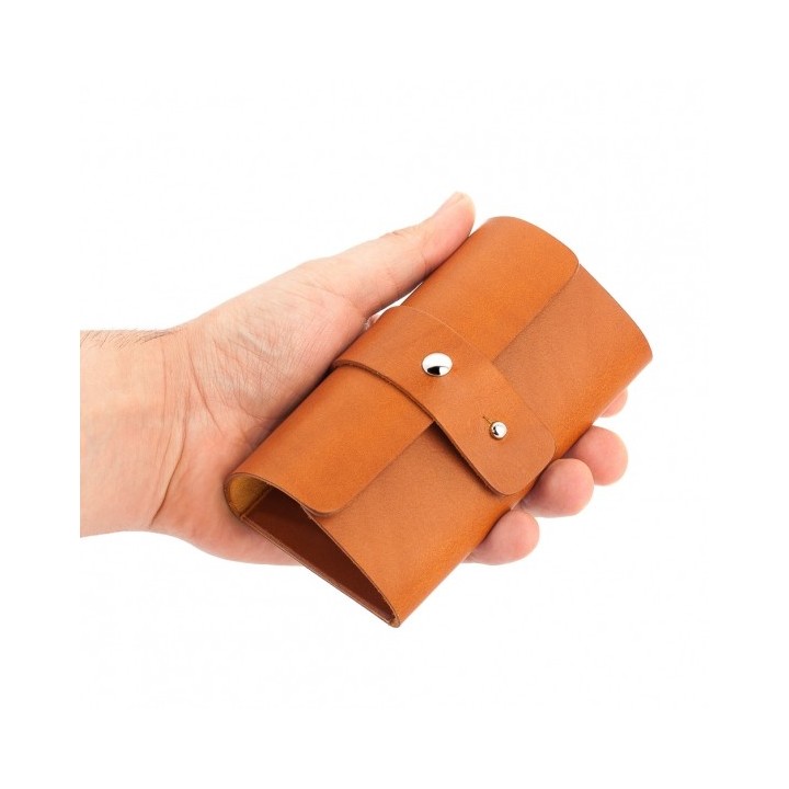 Funda de Cuero de Viaje Vacía Brocha & Maquinilla Mühle