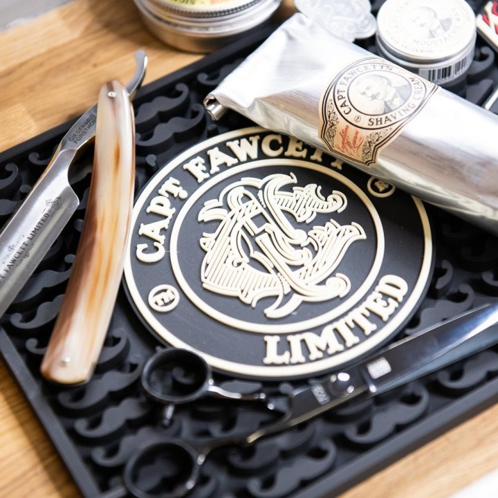 Captain Fawcett Rubber Tool Mat for Barbers