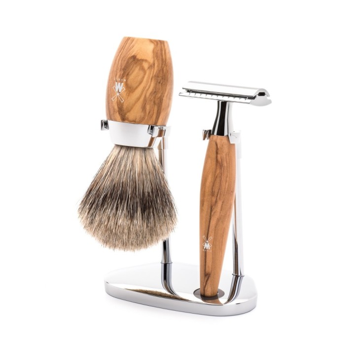 Mühle Shaving Set Fine Badger Shaving Brush & Safety Razor Kosmo Series