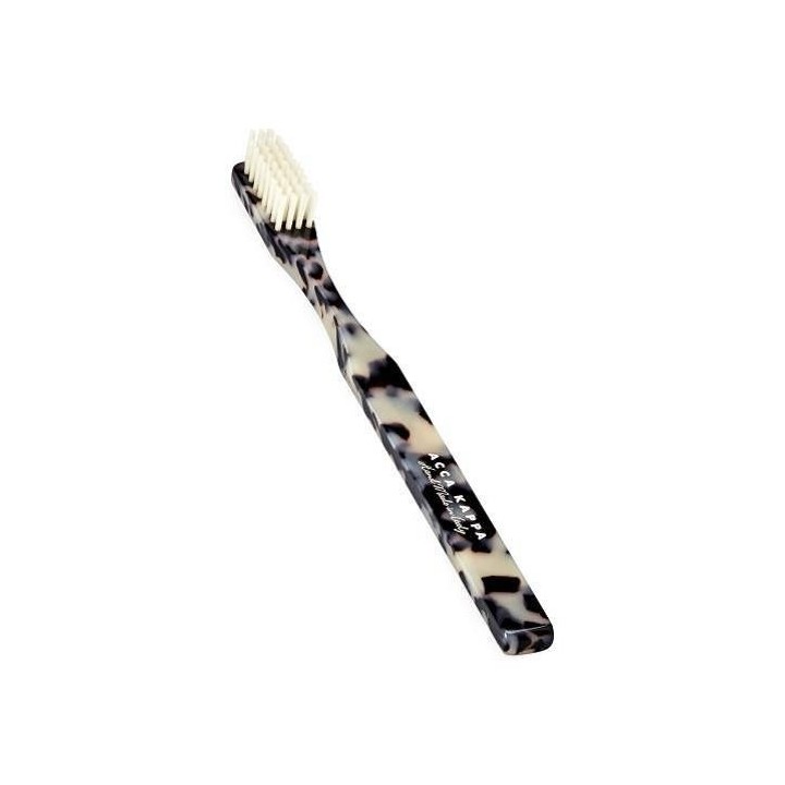 Acca Kappa Black & White Medium Bristle Toothbrush Historical Collection