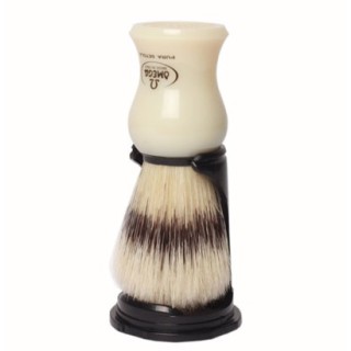 Brocha de Afeitar Cerda Omega con Soporte