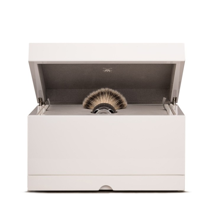 Set Afeitado Brocha de Afeitar Punta Plata & Maquinilla Gillette Fusion Carbono Mühle