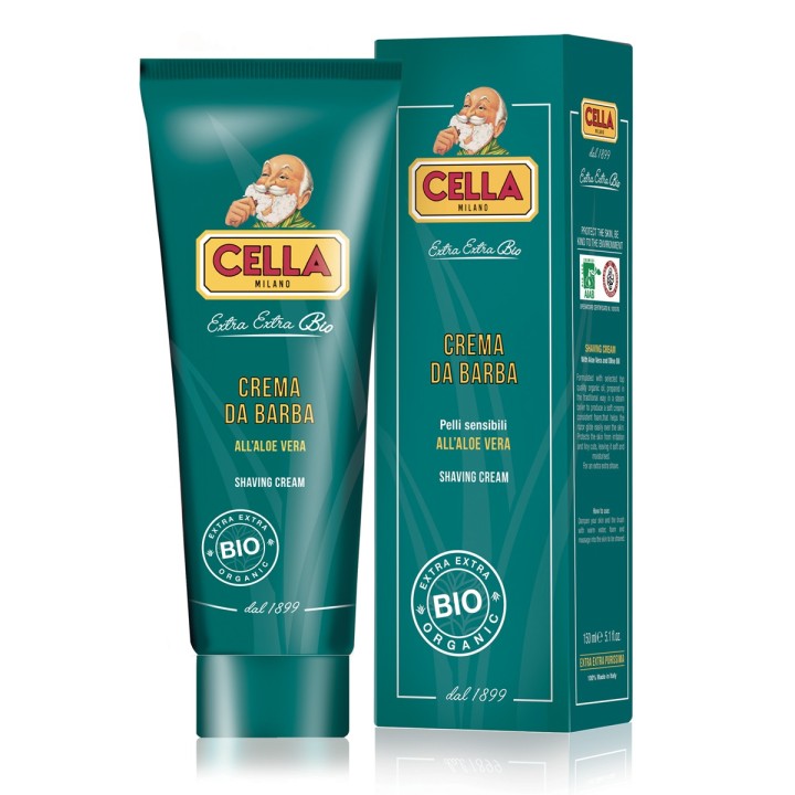 Crema de Afeitar Aloe Bio Cella Milano 150ml