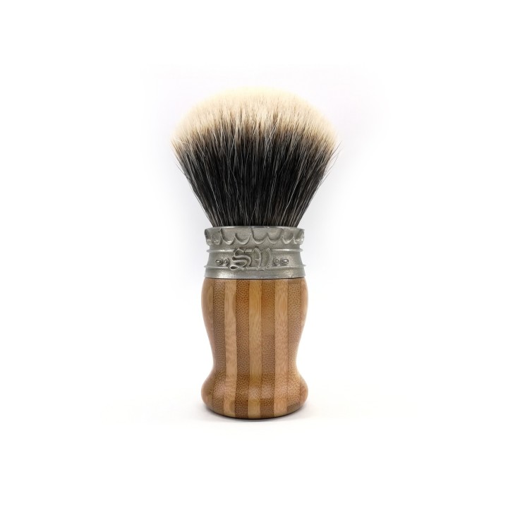 Brocha de Afeitar Tejón Blanco Saponificio Varesino Bamboo