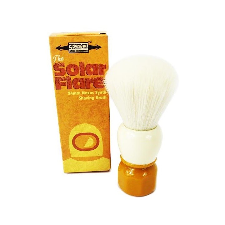 Phoenix Artisan Accoutrements Synthetic Shaving Brush Solar Flare