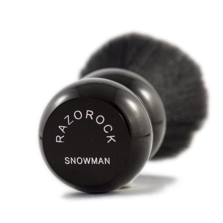 Razorock Tuxedo Plissoft Snowman Synthetic Shaving Brush 24mm