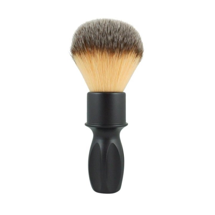 Razorock Plissoft Matte Black 400 Silvertip Fibre Shaving Brush 24mm