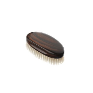 Acca Kappa Ebony White Bristle Travel Hair Brush