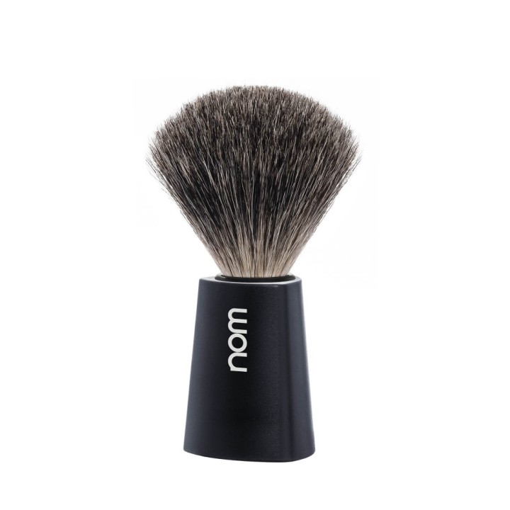 Mühle Nom Carl Shaving Brush Pure Bagder Black