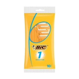 Maquinilla de Afeitar Deshechable 1 Hoja Bic Sensitive x10uds